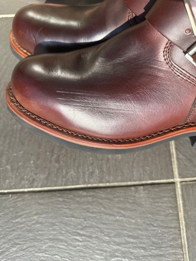 【ヴィンテージ】ブラウンレザーワークブーツ