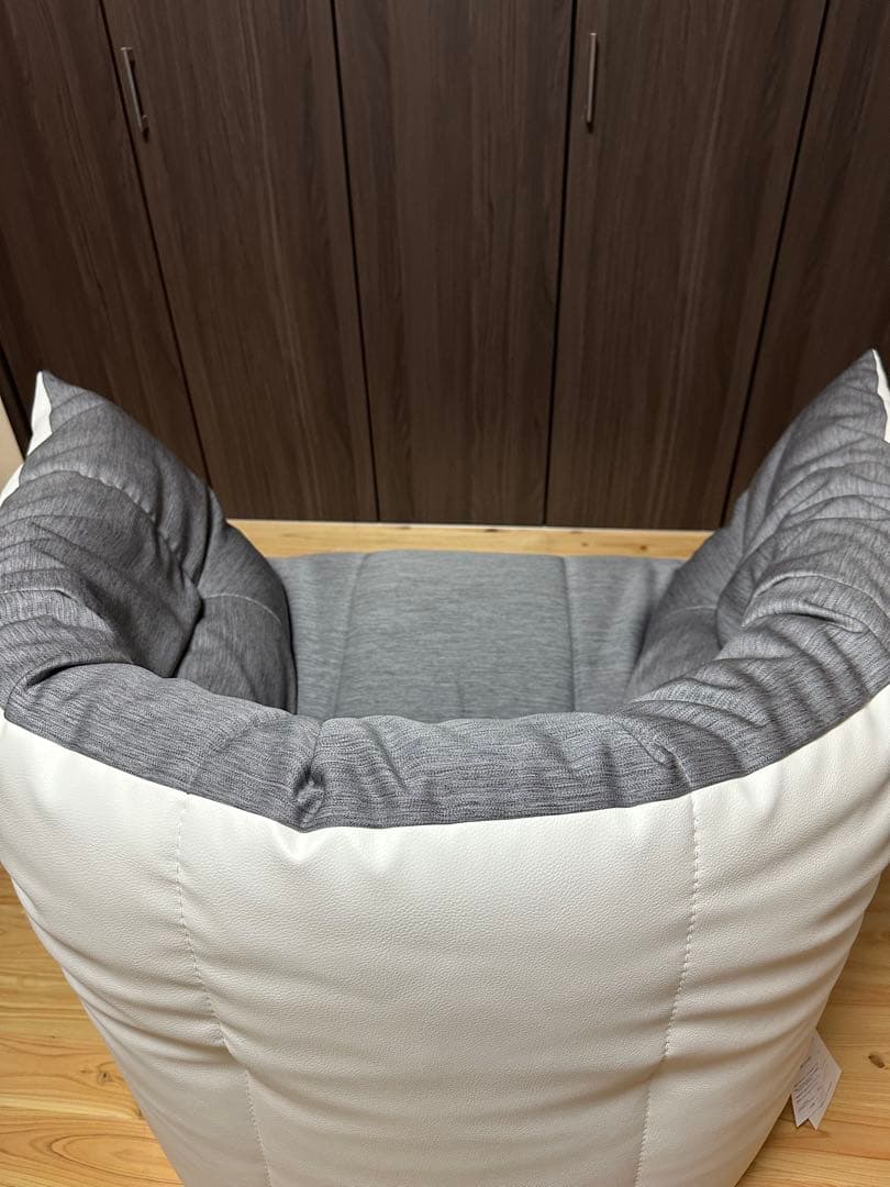 ligne roset リーンロゼ 円形1人掛けソファ グレー ホワイト