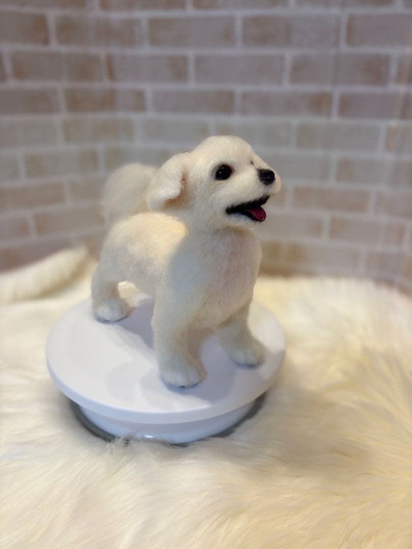 ジ*原様 羊毛フェルト　マルチーズ　momoichigo