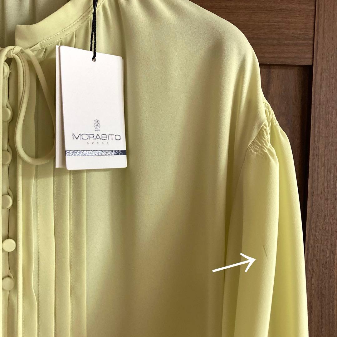 ✨新品⭐️モラビト✴︎スペル⭐️アイラッシュレース袖の素敵ブラウス✨MORABITO