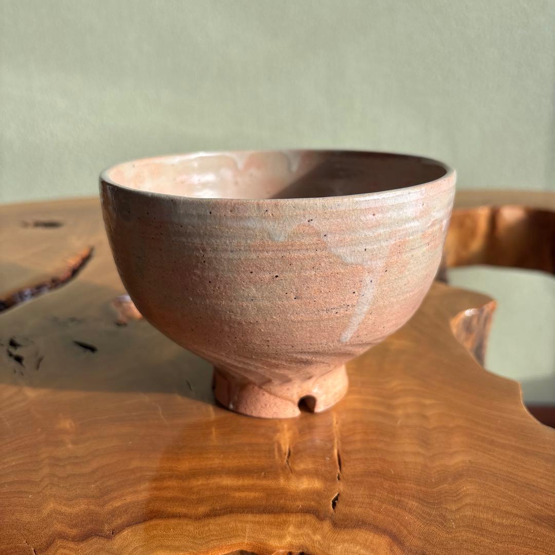 御本 割高台 堀野証嗣造 抹茶碗 茶道具 共箱