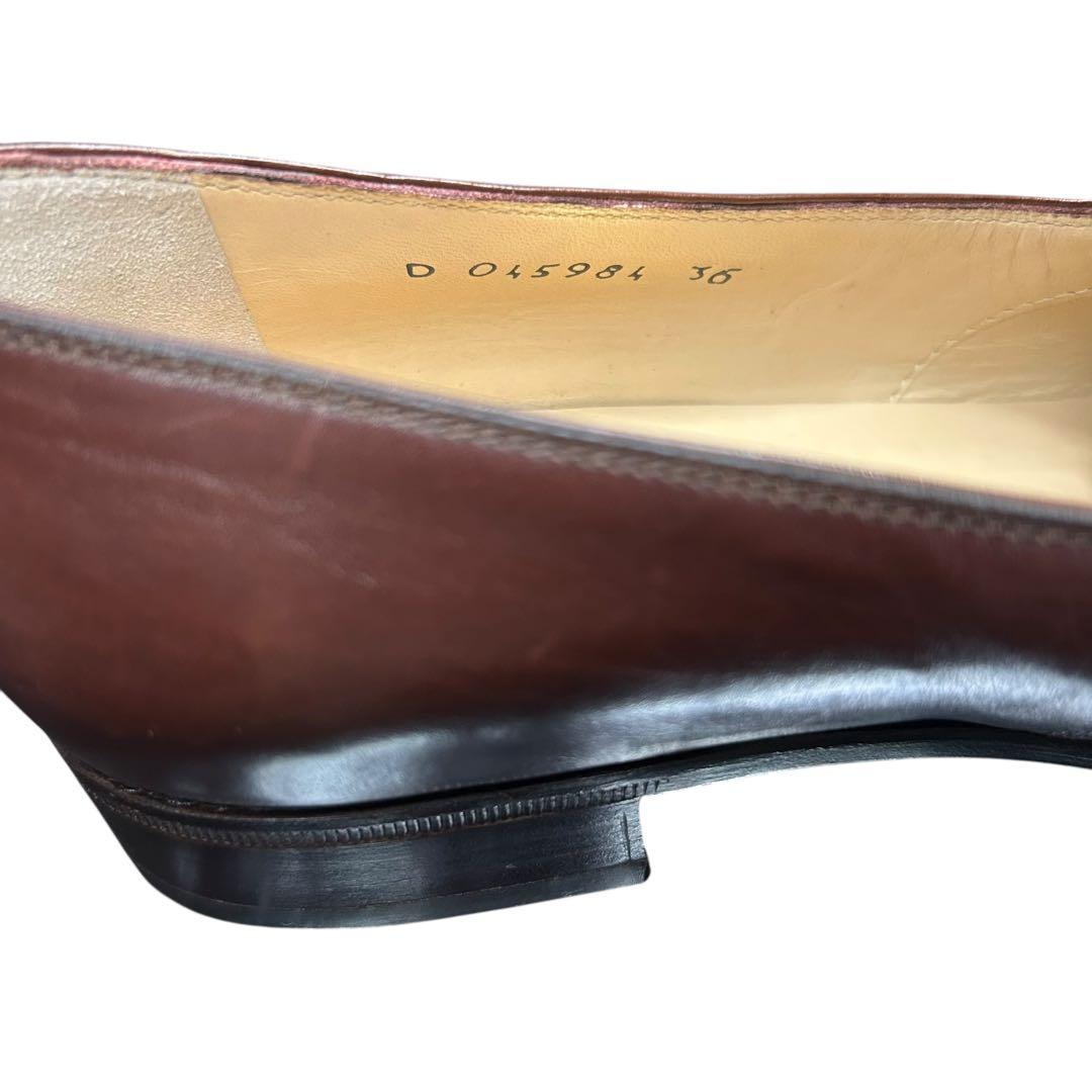 TANINO CRISCI タニノクリスチー モンクストラップ ブラウン 36