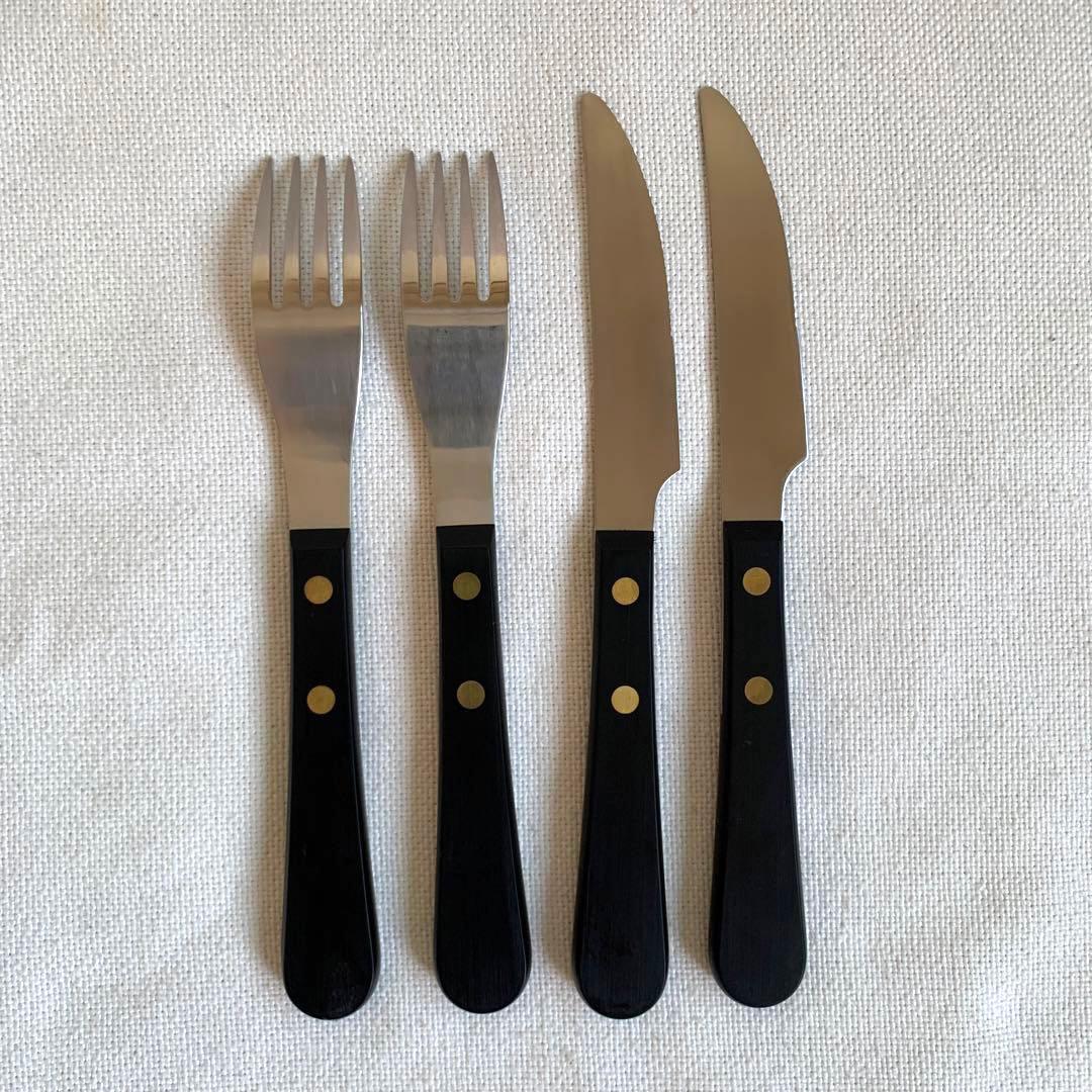 DAVID MELLOR プロヴァンサルブラック　ナイフフォーク