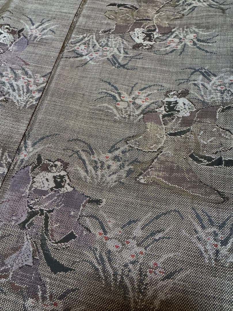 【極上】「都喜ヱ門」本場奄美産大島紬「極上片ス12マルキ」「舞い童子」