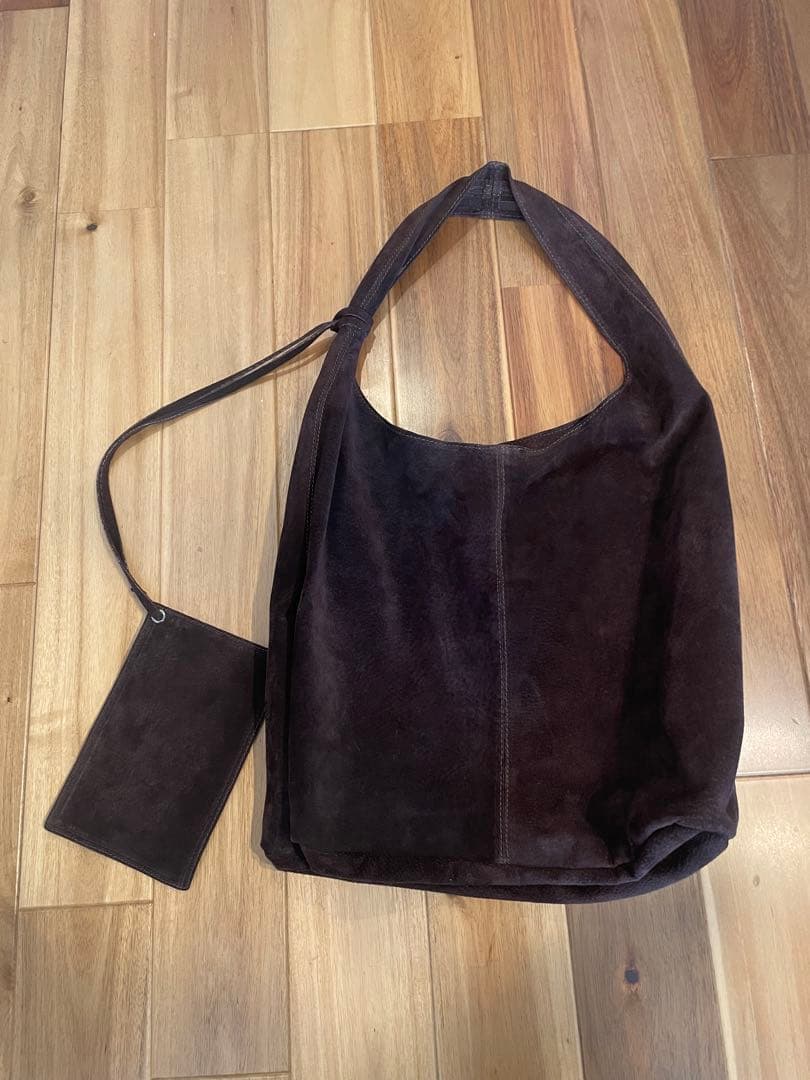 バッグ todayful Suede Leather Totebag