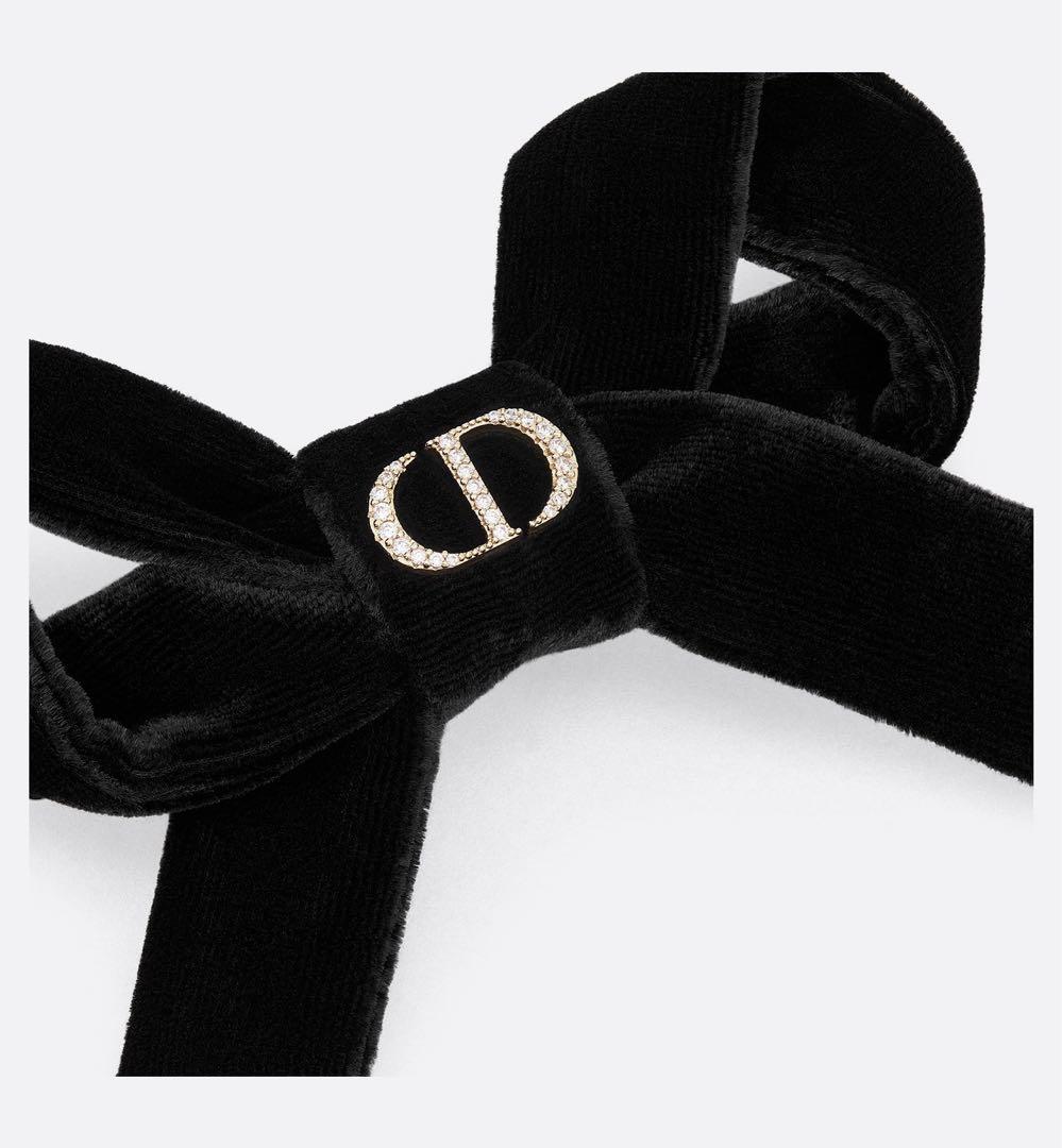 Diorissimo リボンバレッタ ディオール ベルベット