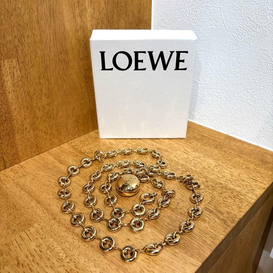 ロエベ ドーナツ チェーン ベルト（真鍮） LOEWE