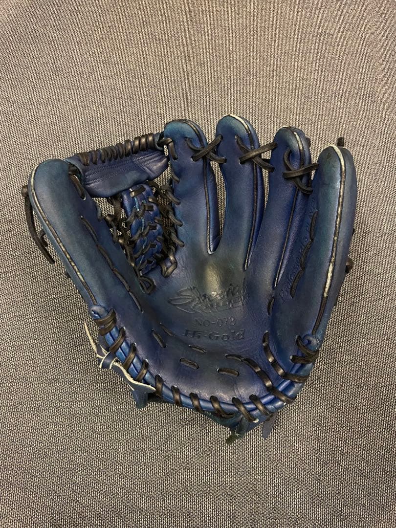 スペシャルオーダー　ハイゴールド　野球 軟式グローブ 一般用　大人　右投げグラブ