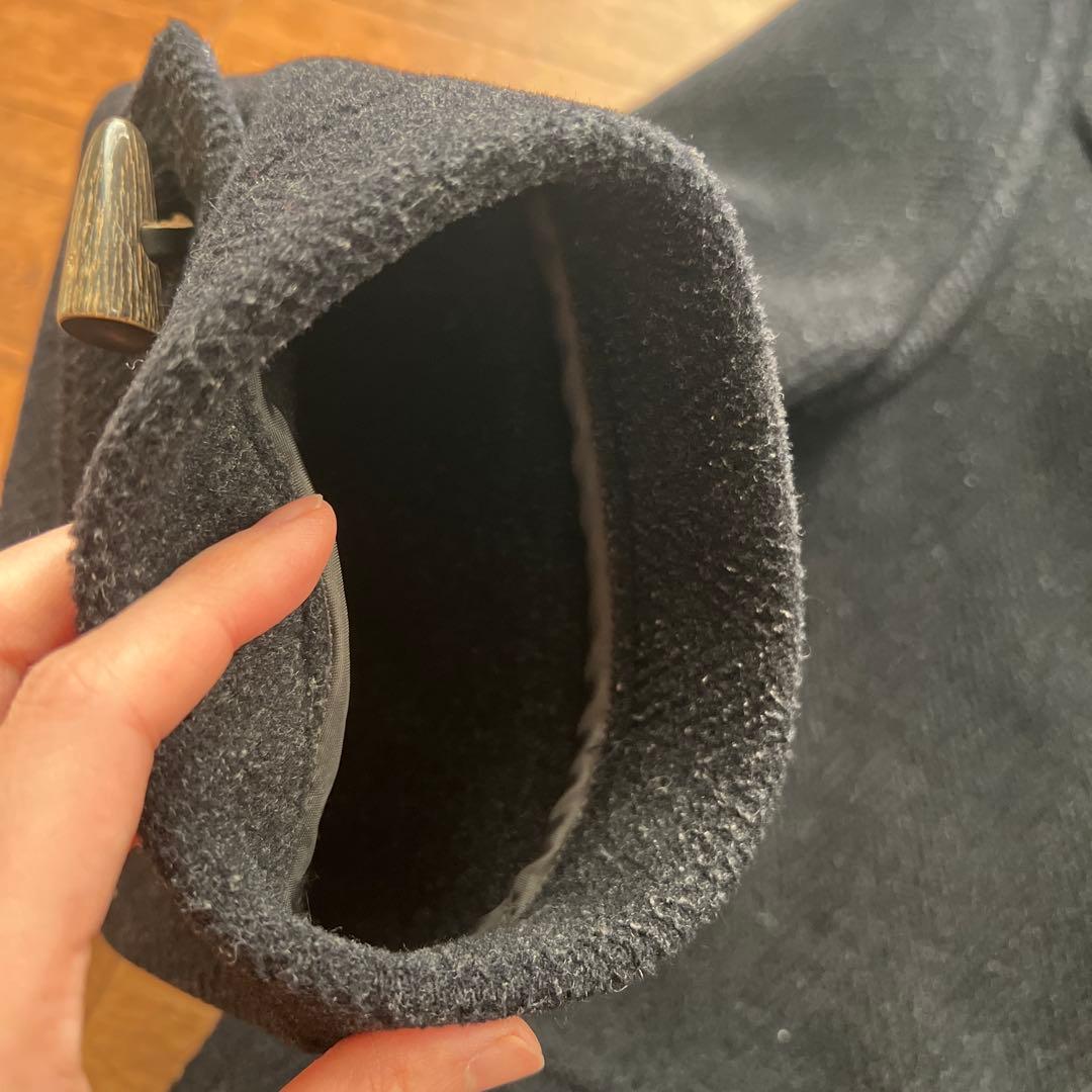 Burberry's ブラック ダッフルコート XL チェック