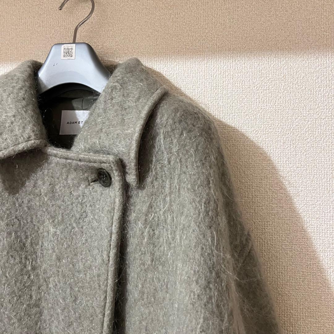 ADAM ET ROPÉ FEMME モヘヤシャギーミドルコート