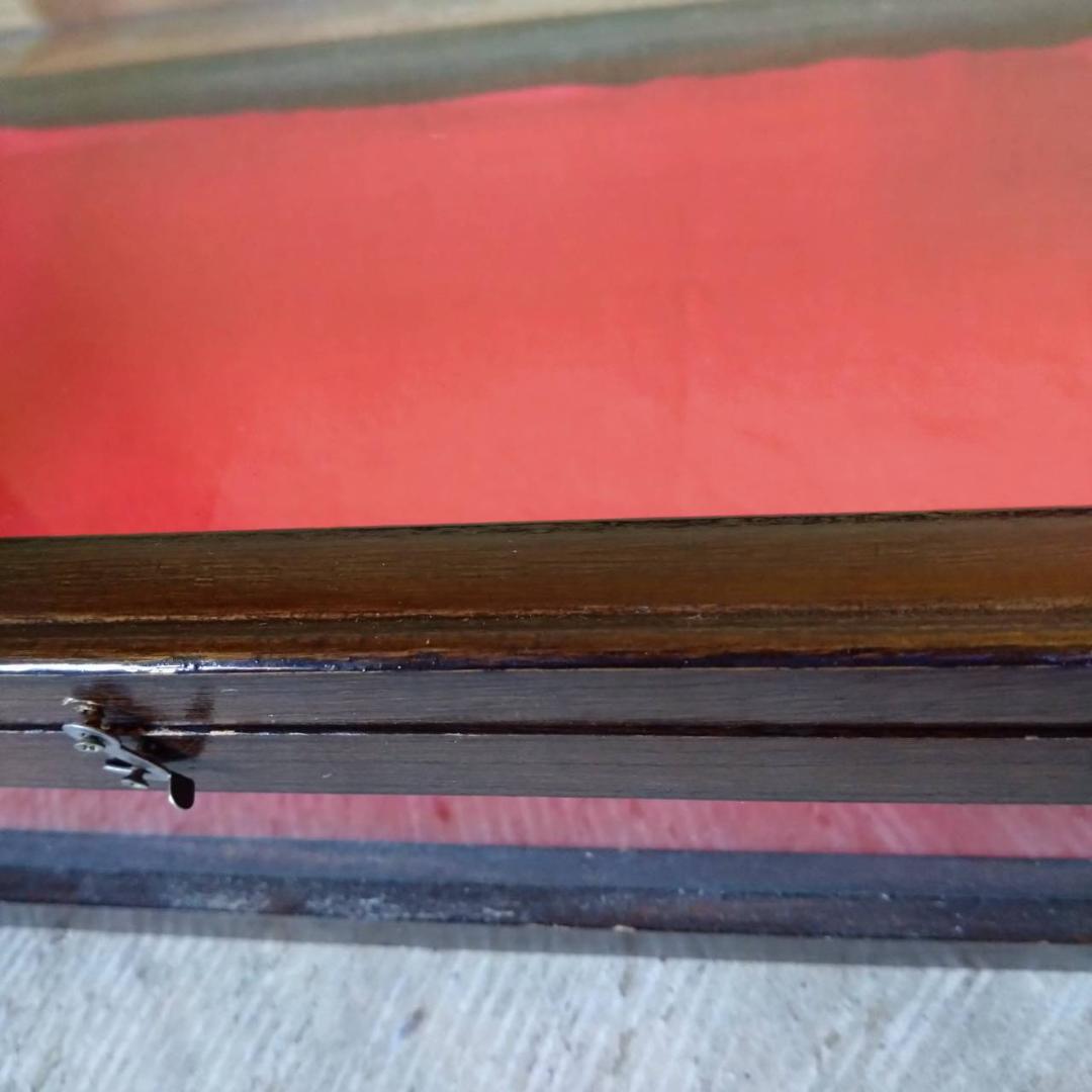 木枠　ガラスケース　アクセサリーケース