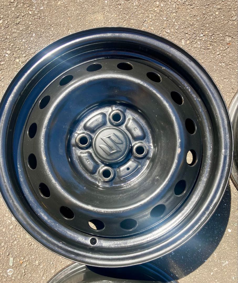 〜12/16まで値引きA ワイドリム 6J 14インチ鉄ホイールA+B合わせ4本