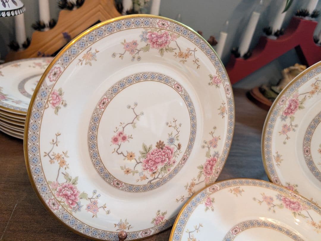 ロイヤルドルトン　カントン　20.5㎝サラダプレート♡8枚