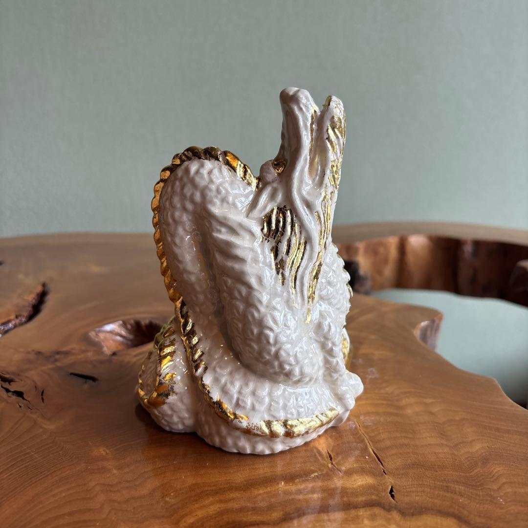 六兵衛窯 干支置物 「玉辰」 辰年 清水焼 陶芸 たち吉 共箱