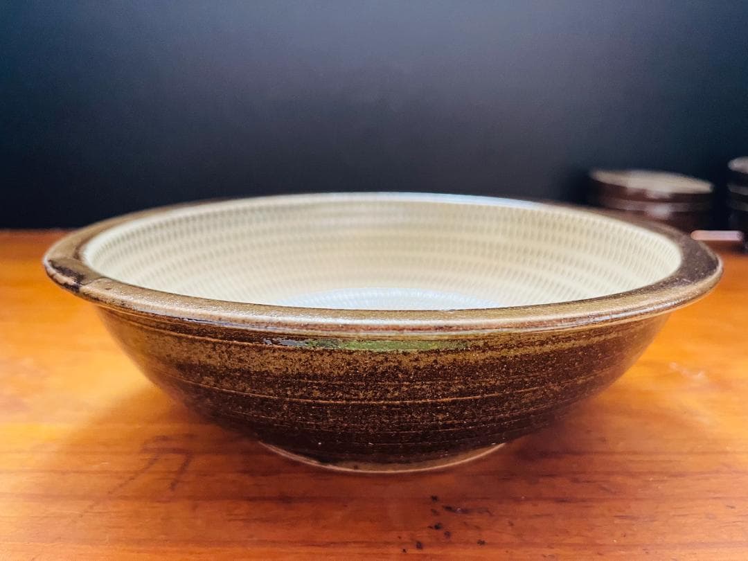 【美品】　小石原焼　中鉢　盛鉢　小鉢　５客　飛び鉋