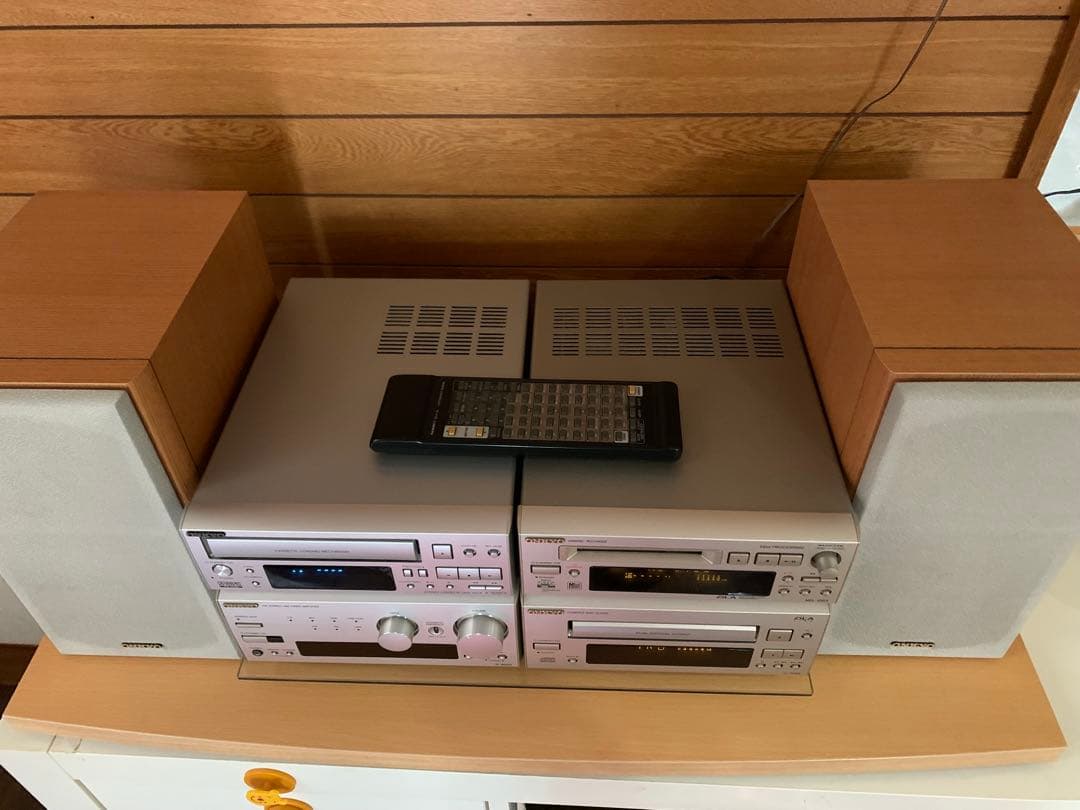 【送料無料】ONKYO INTEC 205 コンポ（専用ラック付き）