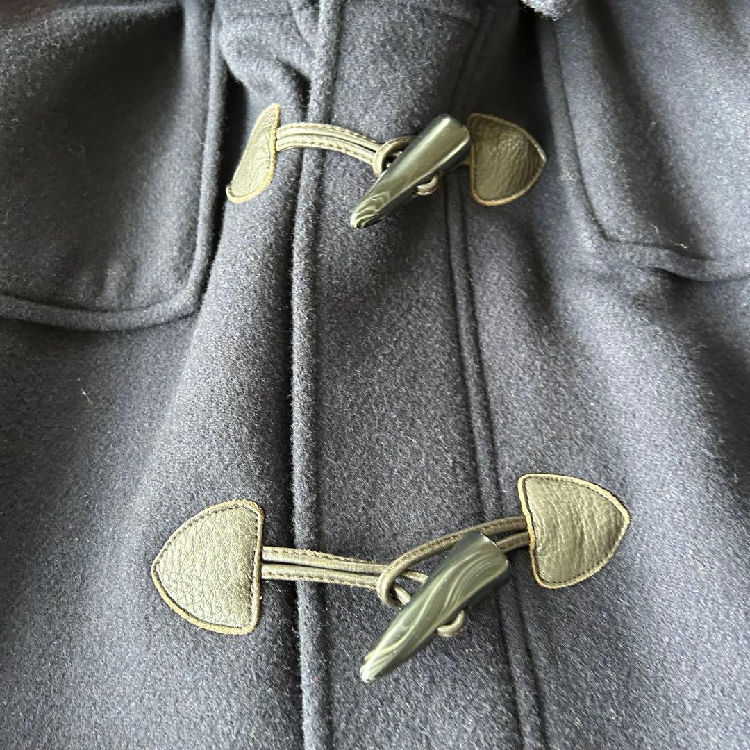 BROOKS BROTHERS ダッフルコート ネイビー L ブラックウォッチ