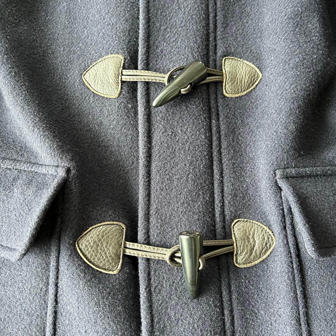 BROOKS BROTHERS ダッフルコート ネイビー L ブラックウォッチ