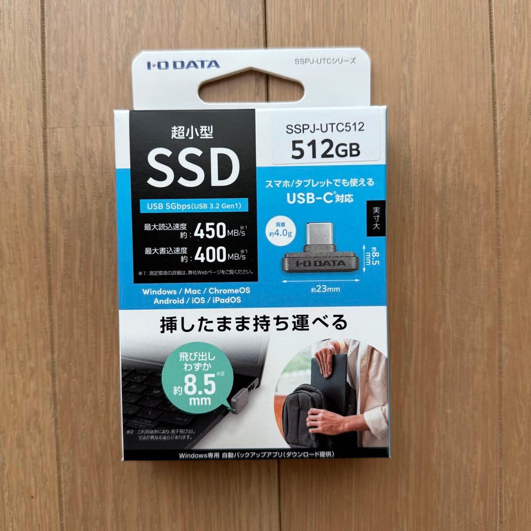 (超小型SSD) SSPJ-UTC512 512GB