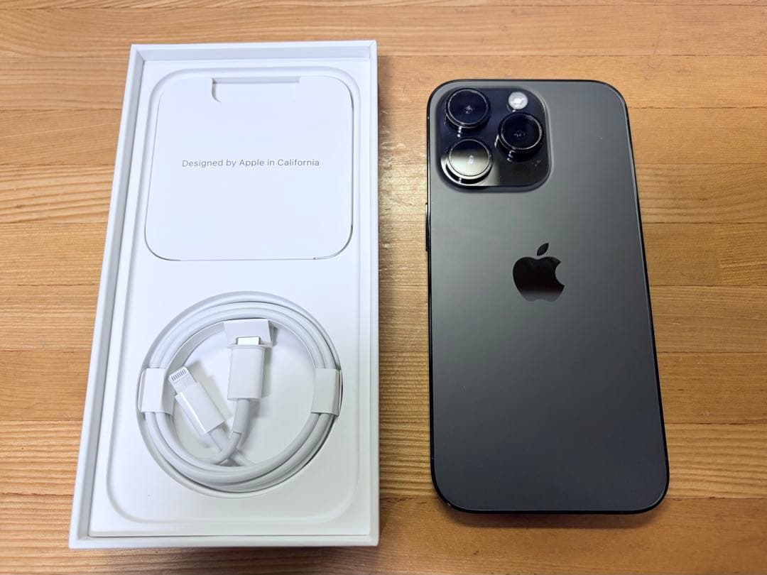[美品] Apple iPhone 14 Pro 256GB スペースブラック