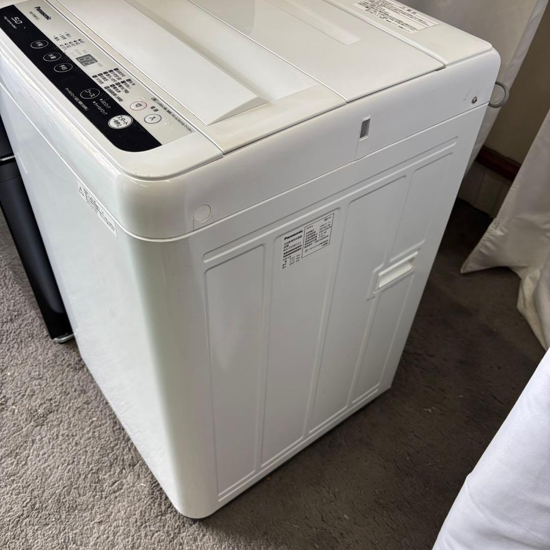 107　パナソニック　冷蔵庫　洗濯機　一人暮らし　セット　安　綺麗　黒　設置無料