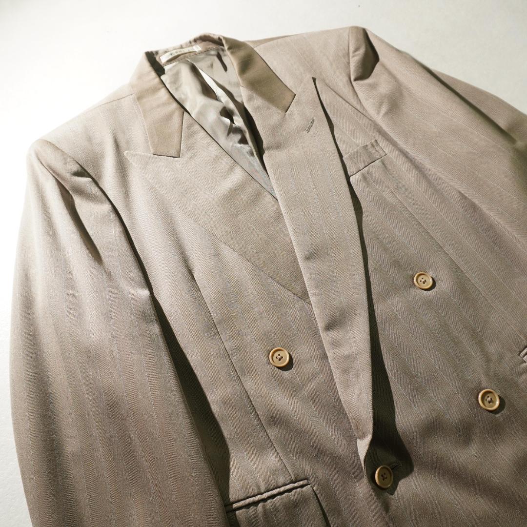 Karl Helmut ストライプ柄ダブルセットアップスーツ/VW173