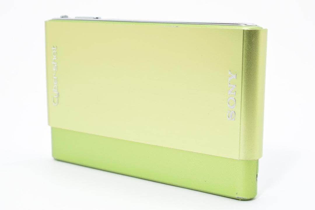 ソニー　SONY Cyber-shot DSC-T77 グリーン《動作確認済み》
