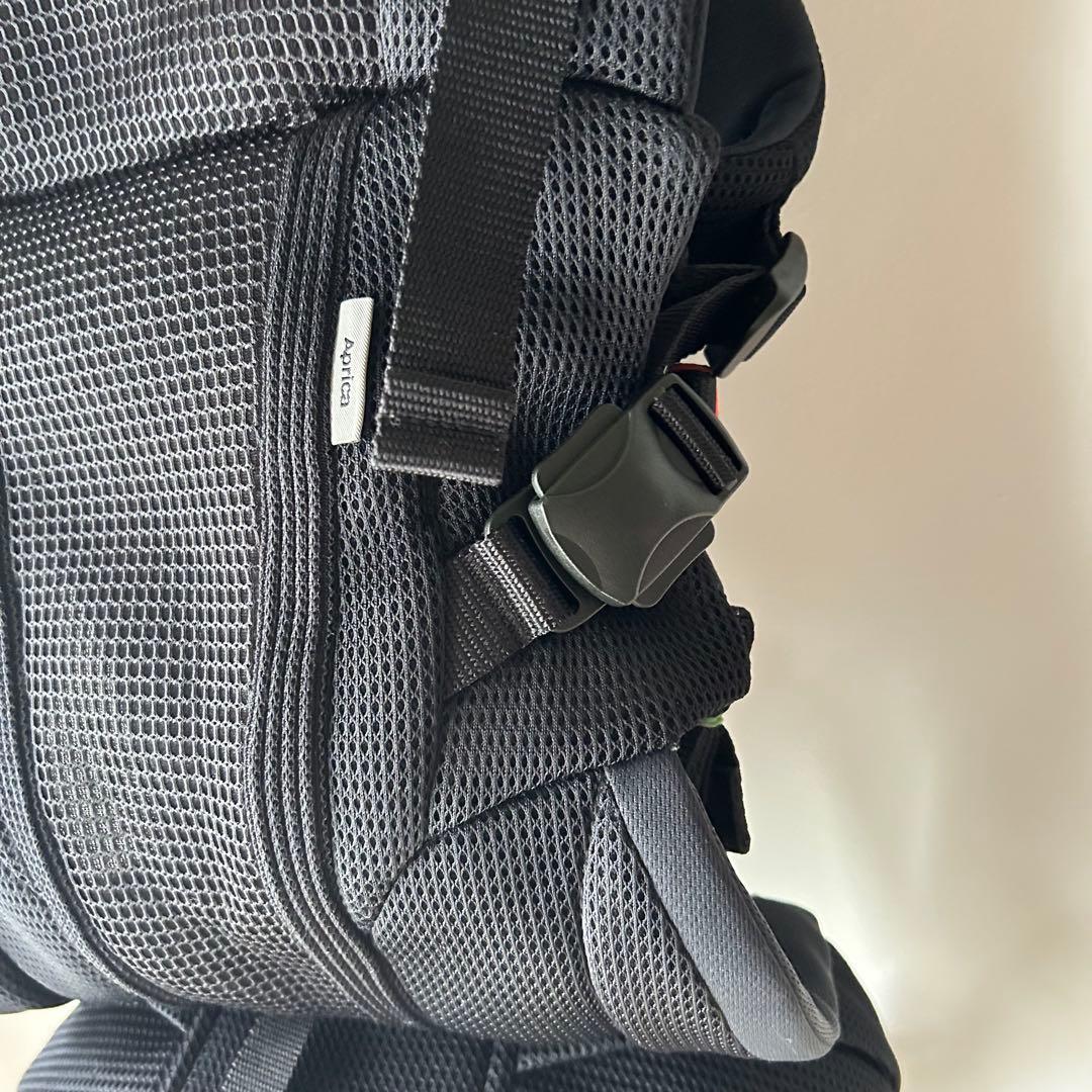 【美品・付属品完備】アップリカ ラクリス 抱っこ紐 ブラック 2024年購入