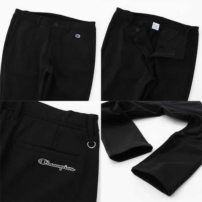 L 秋冬 定価15,180円 チャンピオンゴルフ ボンディングスウェットパンツ黒