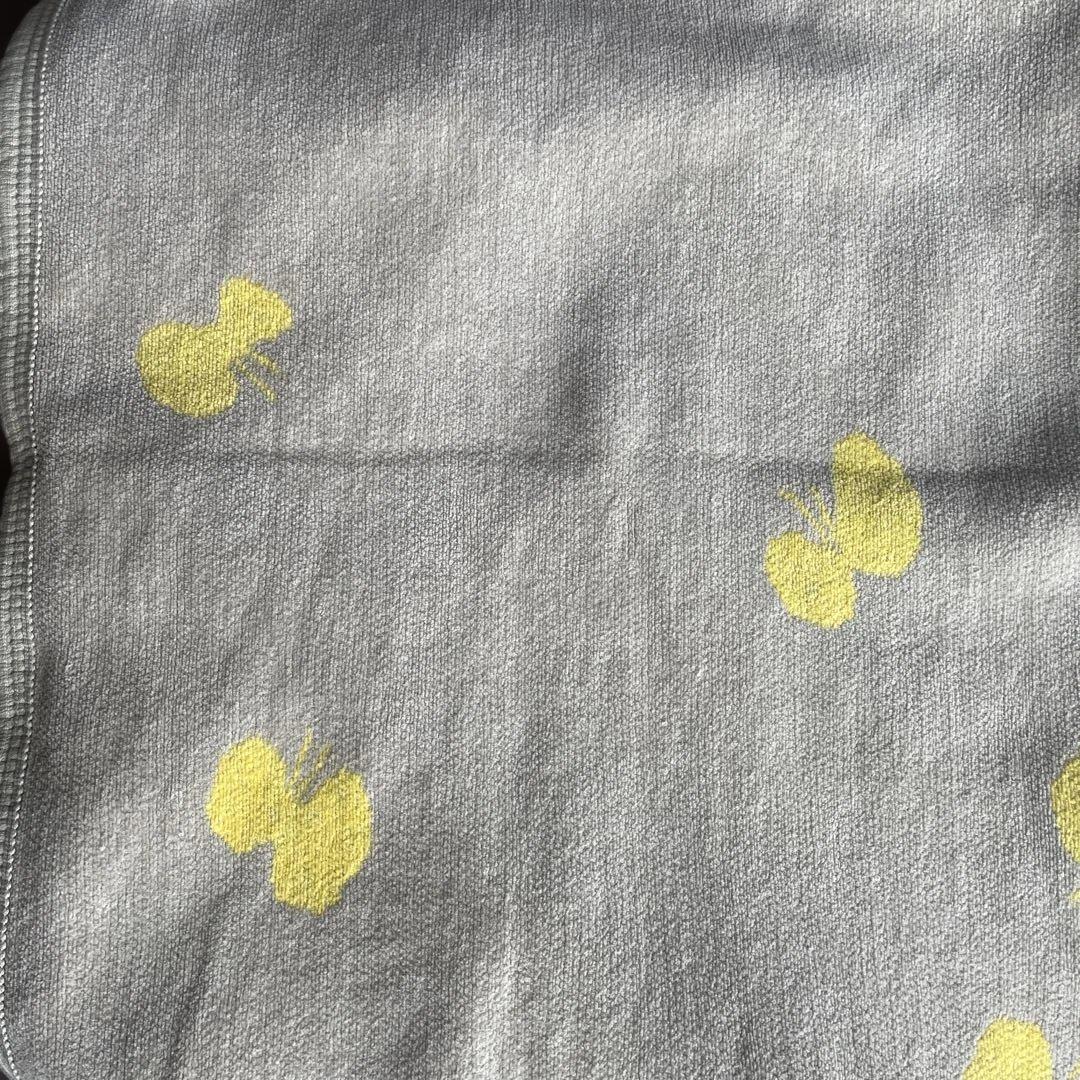 ミナペルホネン クリッパン ハーフブランケット　CHOUCHO　オリーブイエロー