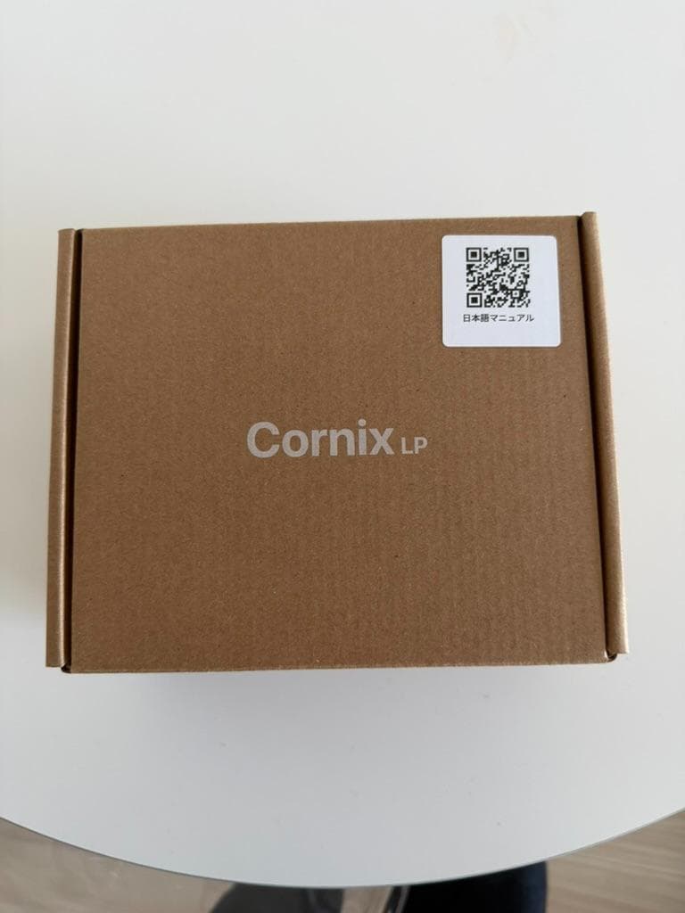 [新品未使用] Cornix LP シルバー 分割無線キーボード ポーチ付き