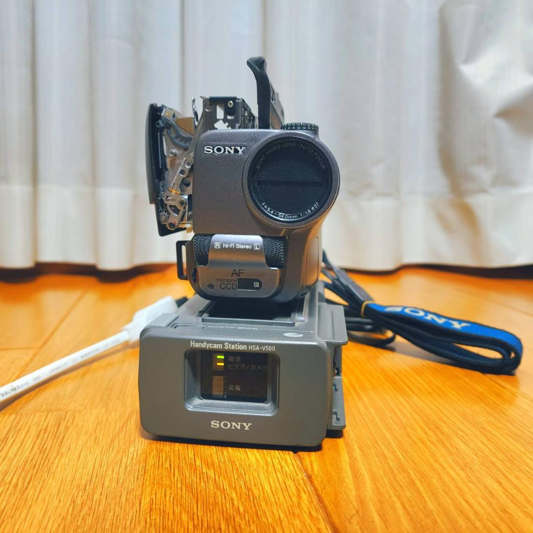 【動作確認済】SONY 高画質 Hi8 ビデオカメラ CCD-TR3 説明書 付