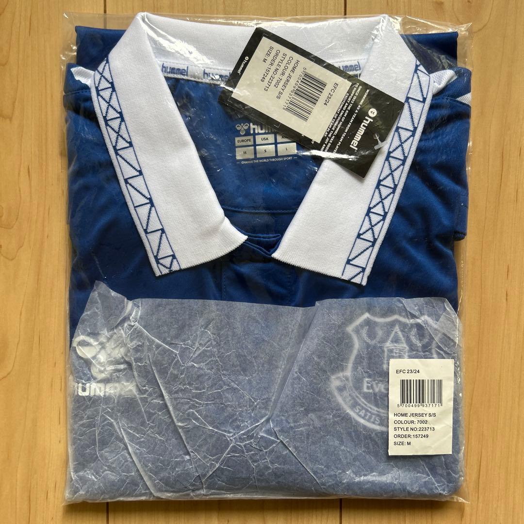 正規品新品☆エヴァートンFC23/24ホームユニフォームMサイズ☆ヒュンメル