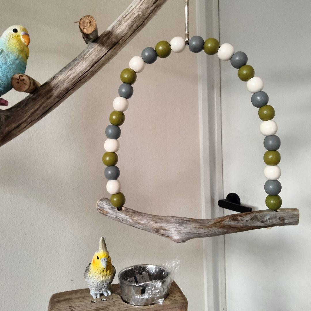 KT バードアスレチックジム大型 天然木 自然木 流木 止まり木 インコ