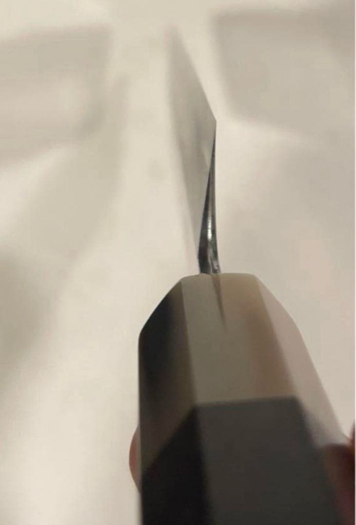 高鳳　剥きもの　切付け　6寸　水牛　黒檀　八角　青鋼　値下げあり