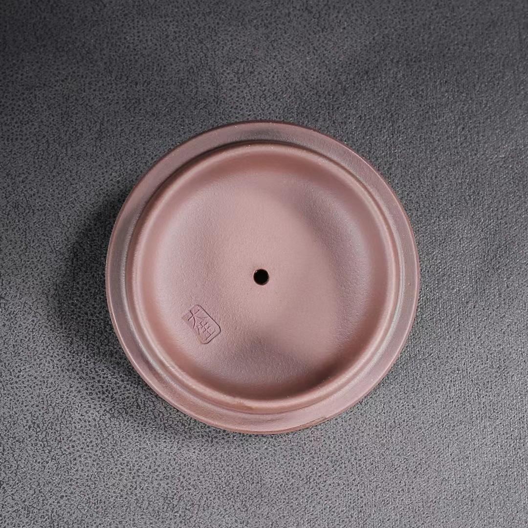 中国古美術・六方紫砂壺・底款：武陵の芸人・宜興原鉱・赤泥急須・茶壺・茶道具・置物