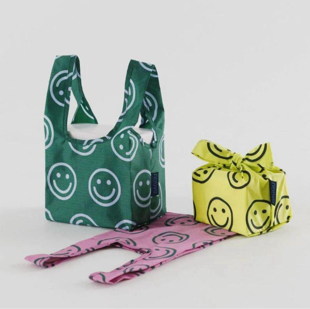 【新品未使用】BAGGU ミニバッグ 3点セット ハッピーミックス