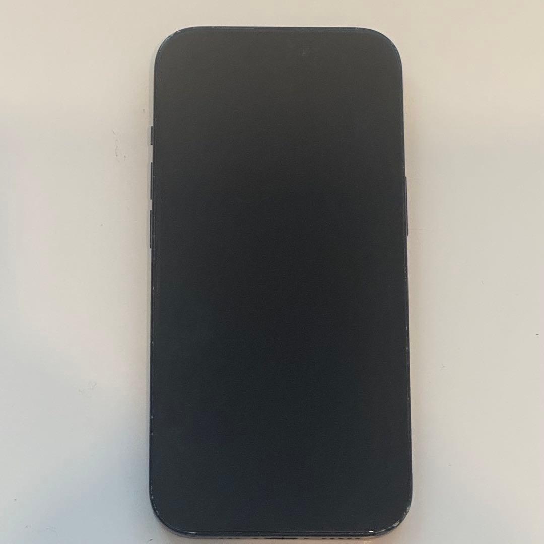 ジャンク iPhone15 256GB ブラック 背面割れ 液晶表示異常