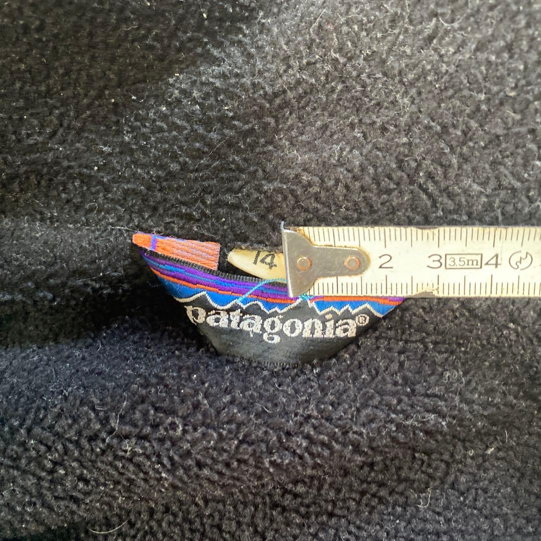 80s USA製 パタゴニア シェルドシンチラ ジャケット　ターコイズ　三角タグ