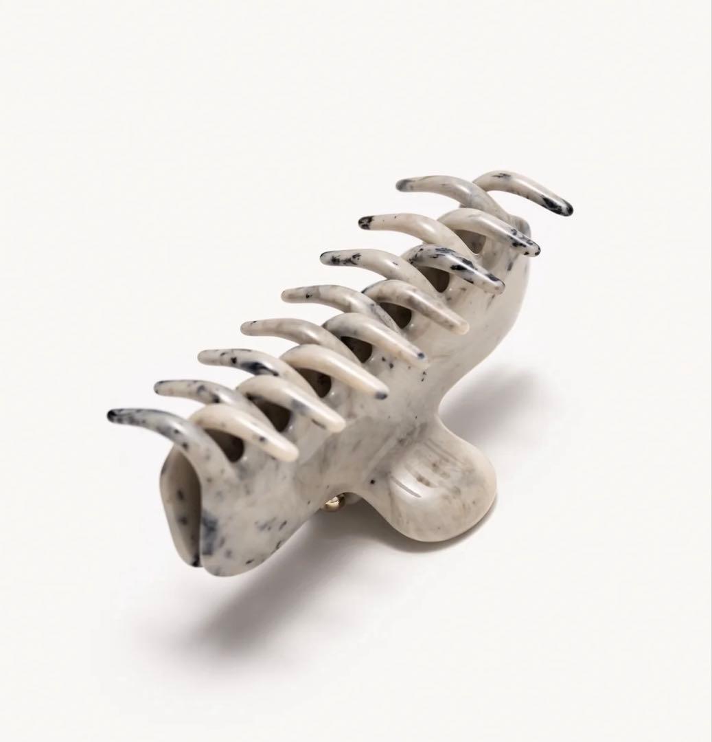 UNDO HAIRWARE ヘアクリップ　NO.4 グレーマーブル