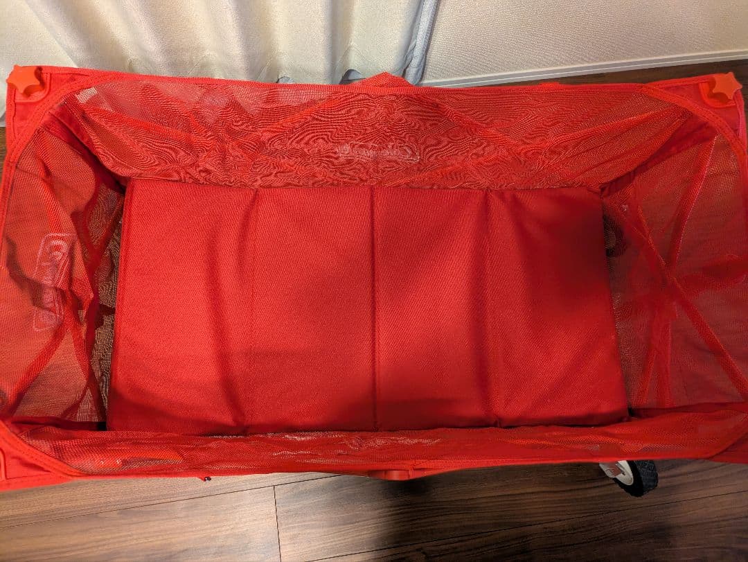 Coleman 折りたたみキャリーカート 赤