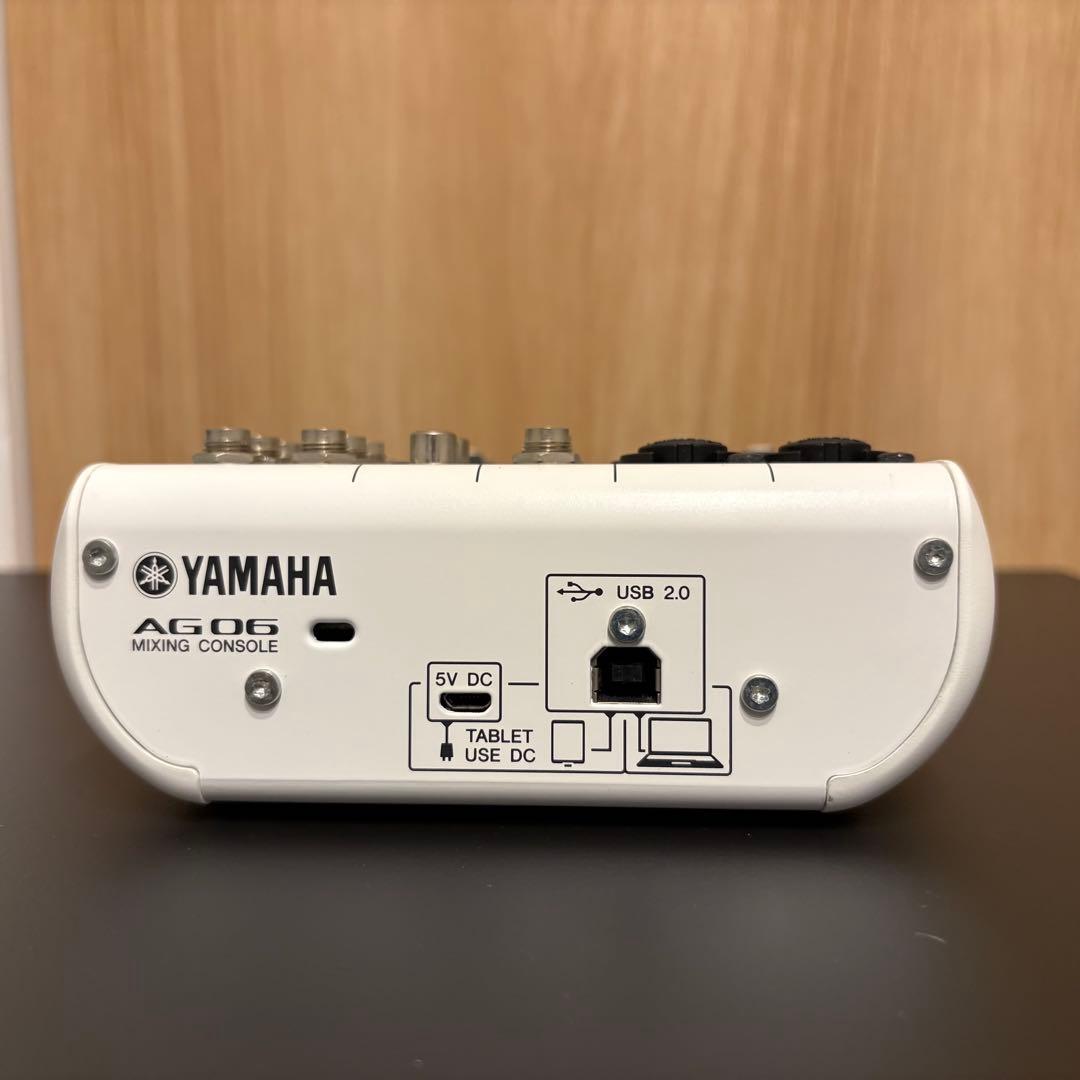 【ほぼ未使用】YAMAHA AG06 ミキシングコンソール