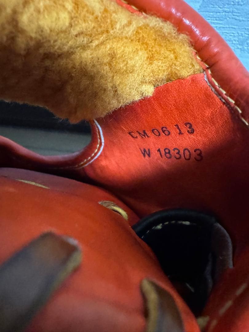 MizunoPro 硬式内野用グローブ　オレンジ　収納袋付き