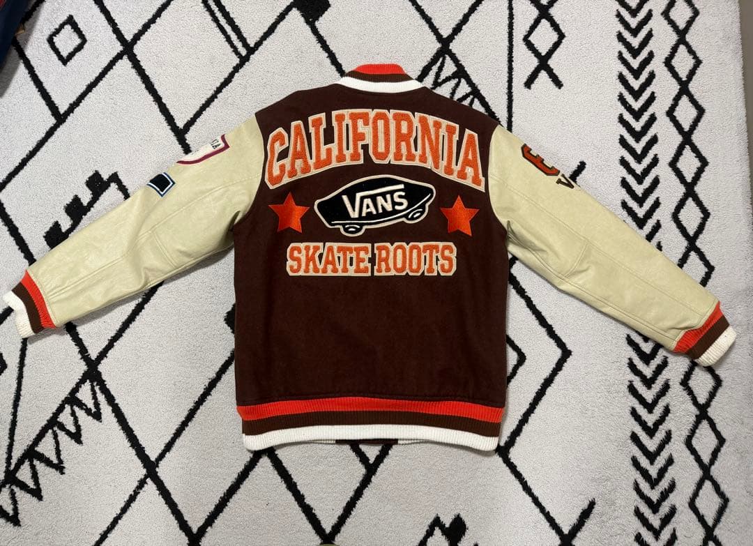 ウェア Vans old school Leather jacket