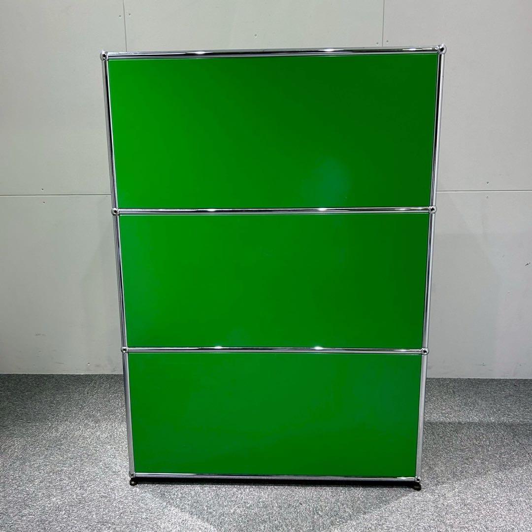 USM Haller キャビネット1列3段 緑