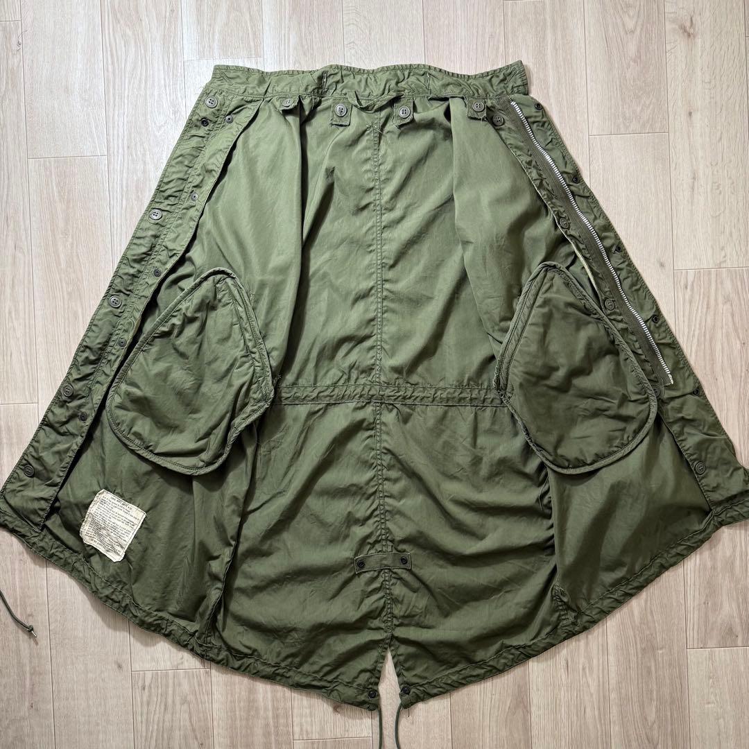 60sアルミジップXS！米軍実物 M65 フィッシュテールパーカー フルセット