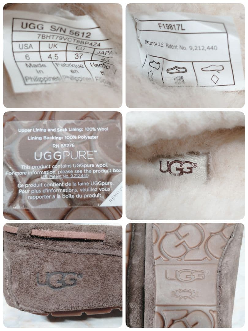 UGG DAKOTA ダコタ 23cm 極美品 モカシン ブラウン