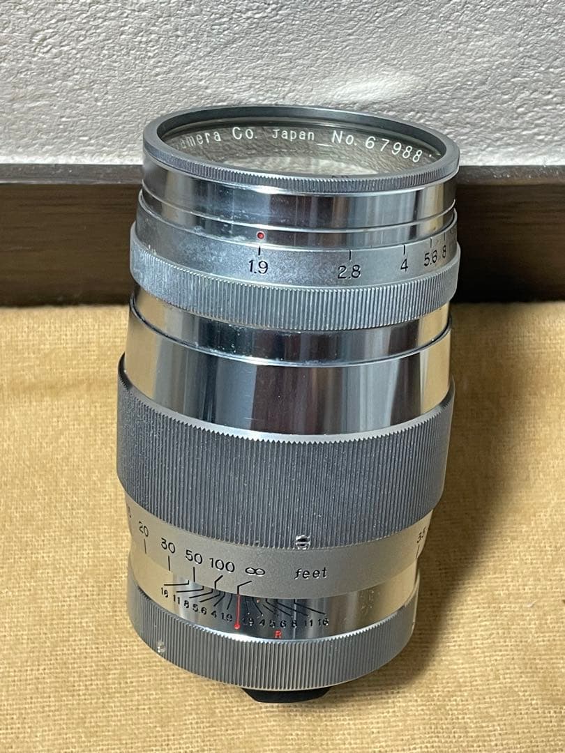 希少美品　Canon 85mm F1.9 L マウントL39 レンジファインダー