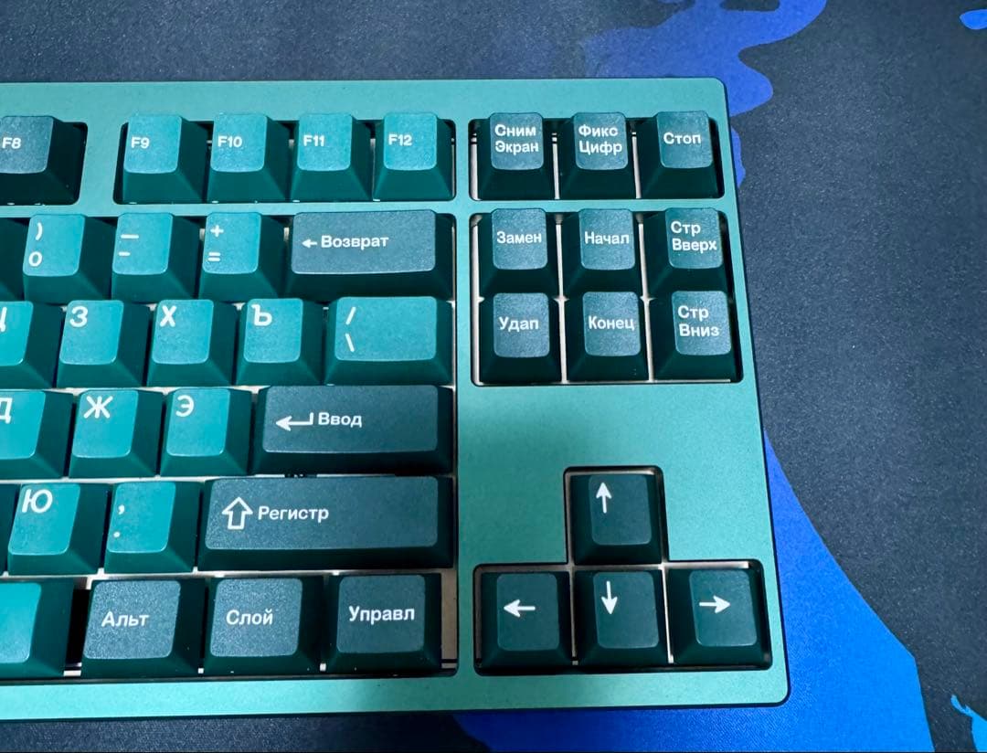 Keycult No1 TKL Green自作キーボード