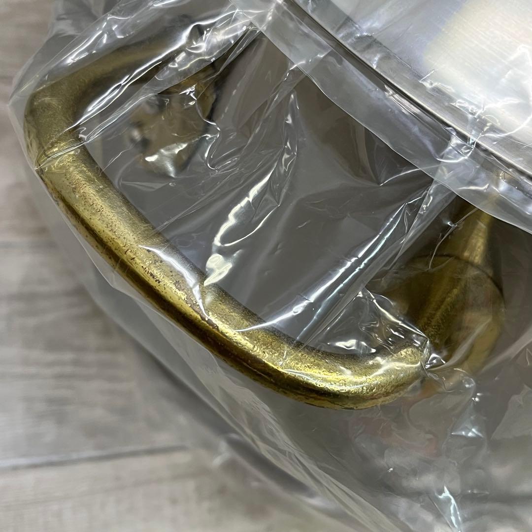 未使用 中尾アルミ製作所 キングデンジ 半寸胴鍋 33cm 18L nakao